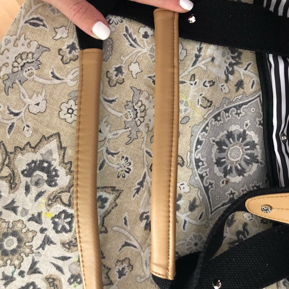 Skiphop diaper tote GRAND CENTRAL blk&wht stripe - Picture 8 of 8